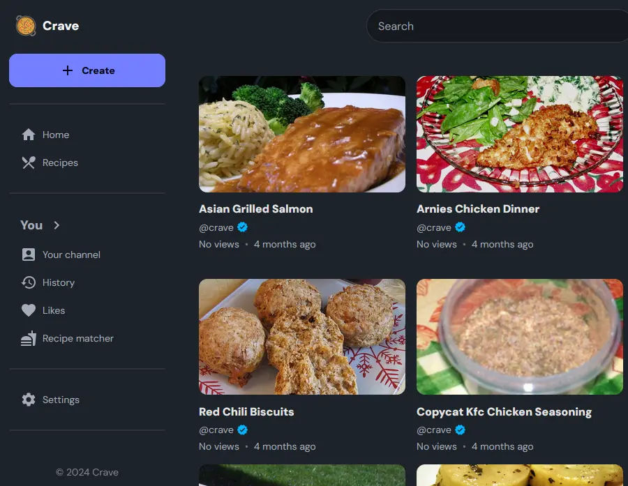 Recipe Website